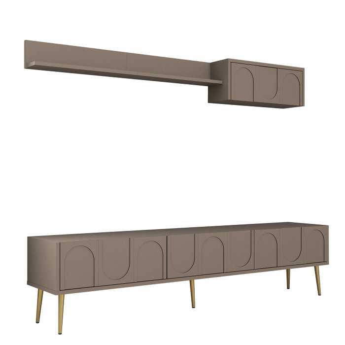 Hanah Home Lyon 2 - Atlas, Gold Hanah Home Lyon 2 - Atlas, Gold